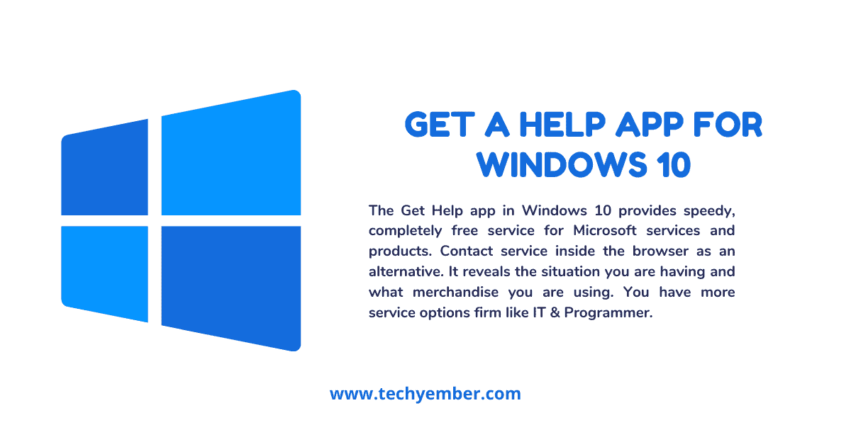 Get a Help app for Windows 10