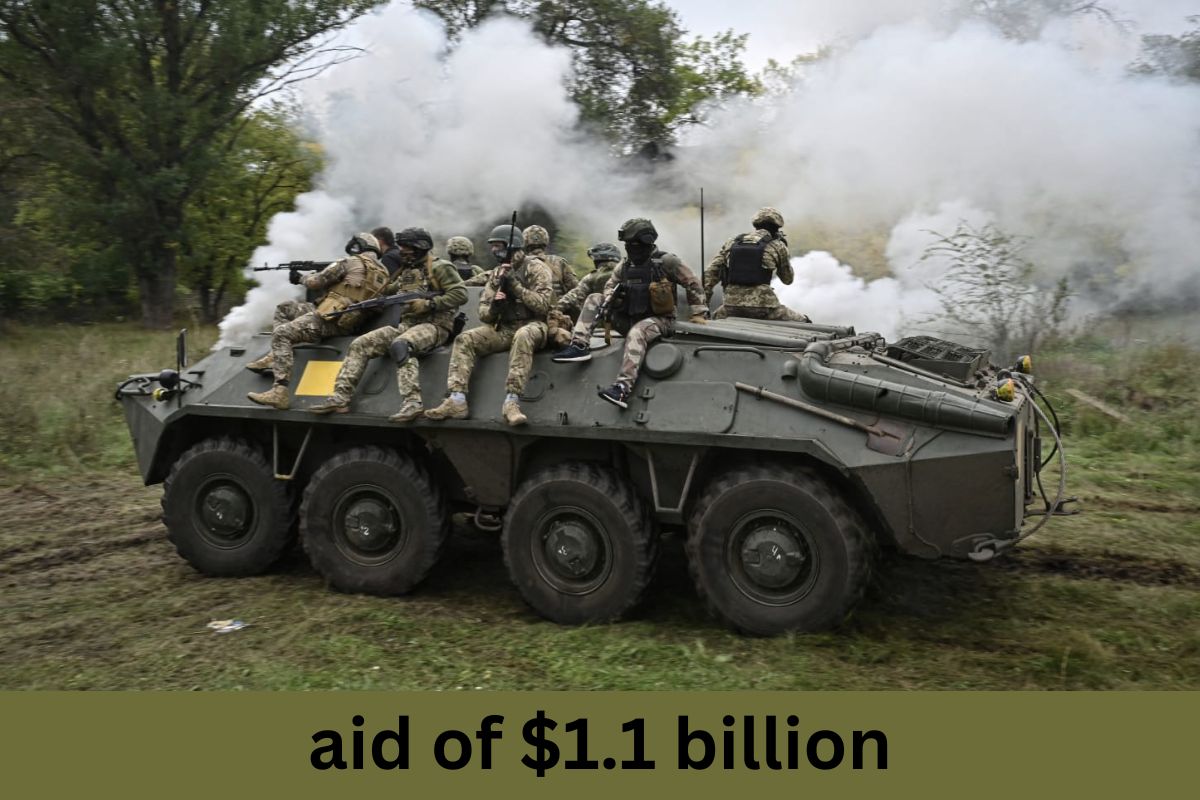 aid of $1.1 billion