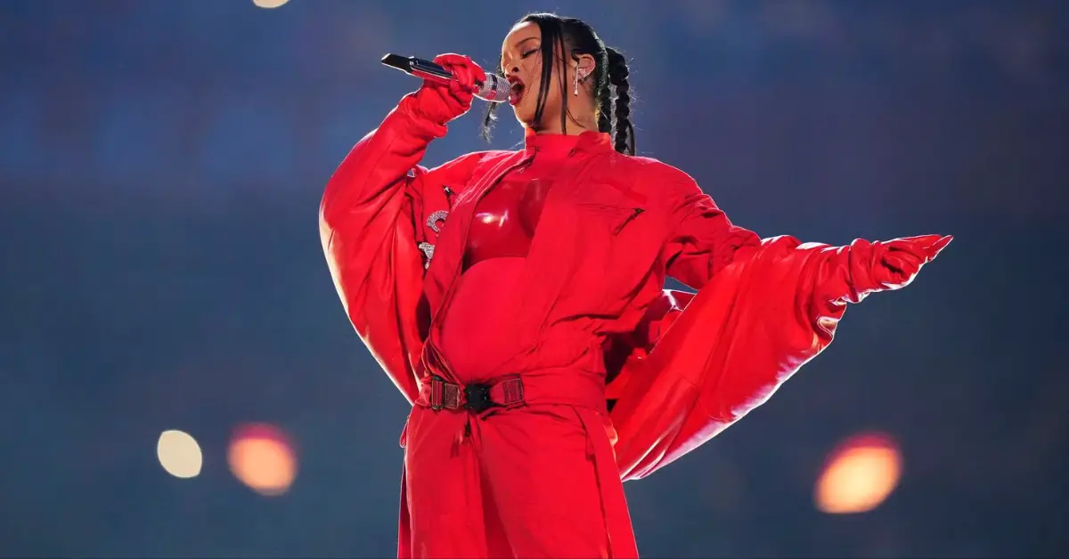 Rihanna Performs At Super Bowl Halftime Show 
